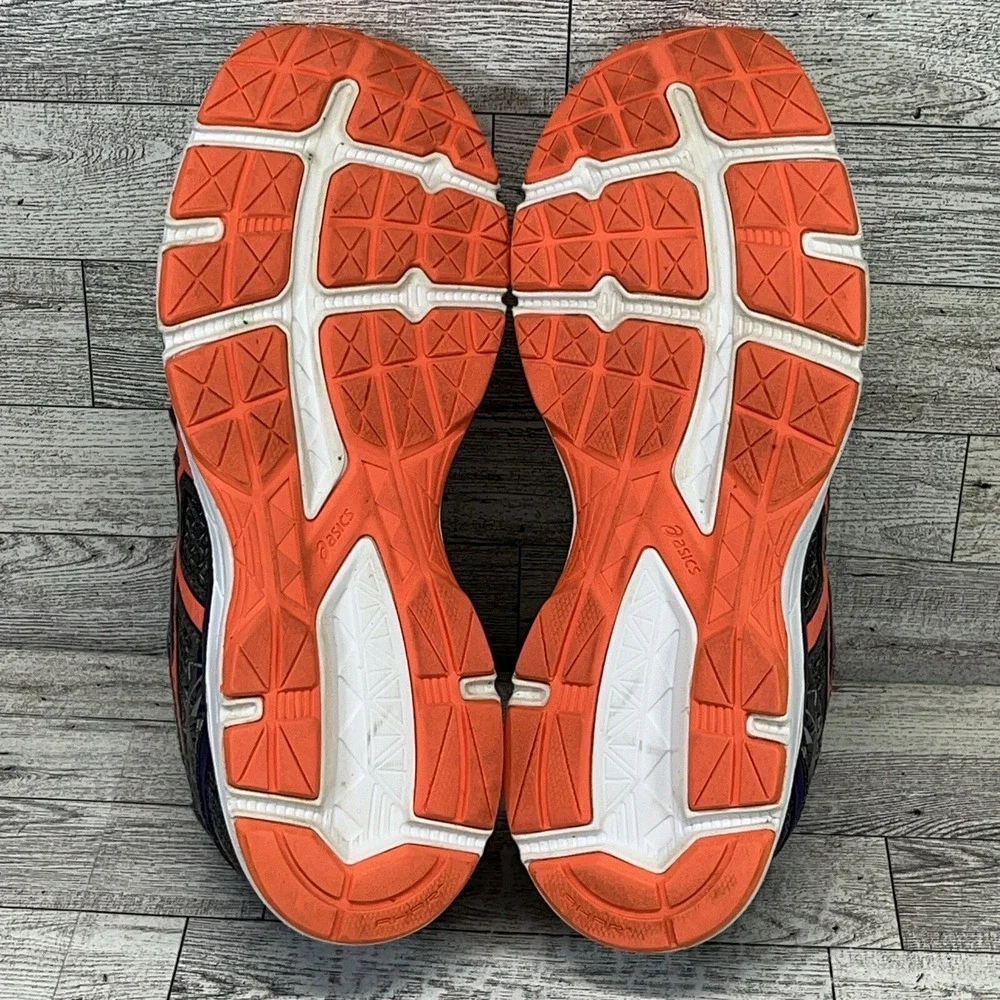 Asics Gel‎ Excite 4 T6E9Q Running Shoes Gray Orange Purple White Women Size 9.5
